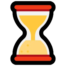 emoji reloj de arena